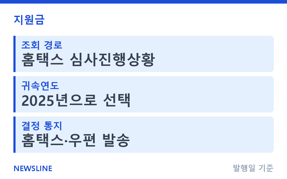 근로장려금 심사 어디까지 왔을까? 진행상황 조회 핵심 정보